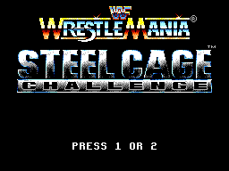 Заставка игры WWF WrestleMania: Steel Cage Challenge